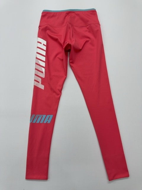 PUMA Men's Red Athletic Tights Size S Stretch Training Pants