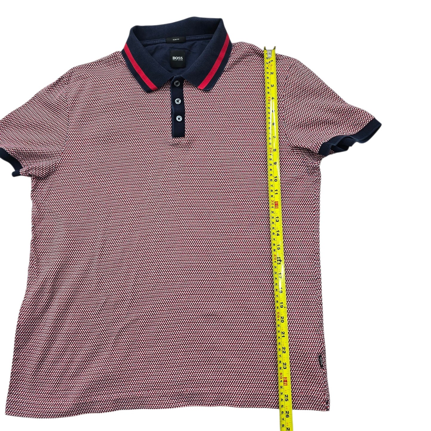 Hugo Boss Men Red Polo Shirt size XL product image 8