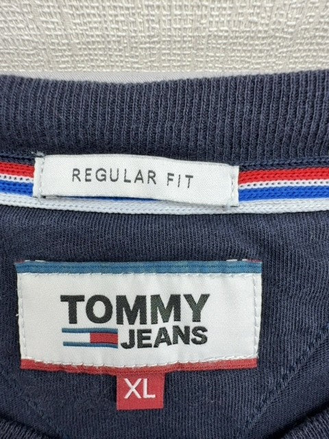 Tommy Hilfiger Navy XL Cotton Short Sleeve Crew Neck T-Shirt