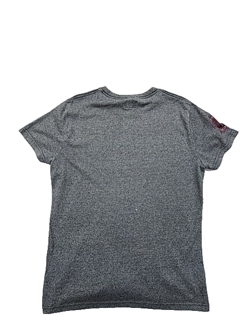 Superdry Japanese Theme Men's T-Shirt Grey Marl L Relaxed Fit