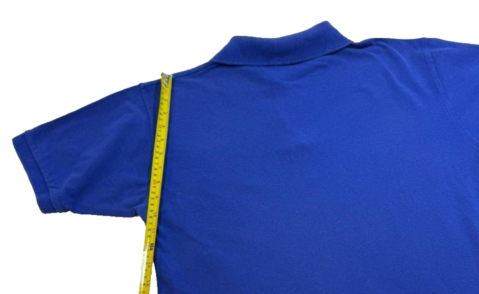 Men's Lacoste Regualr Fit Cotton Polo Shirt Size XL Blue