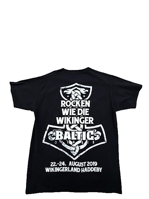 Fruit of the Loom Valueweight Black Festival T-Shirt M 100% Cotton