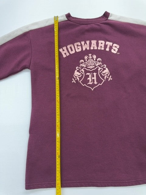 Harry Potter Boys Burgundy Raglan Long Sleeve T-Shirt Size 6 VGUC