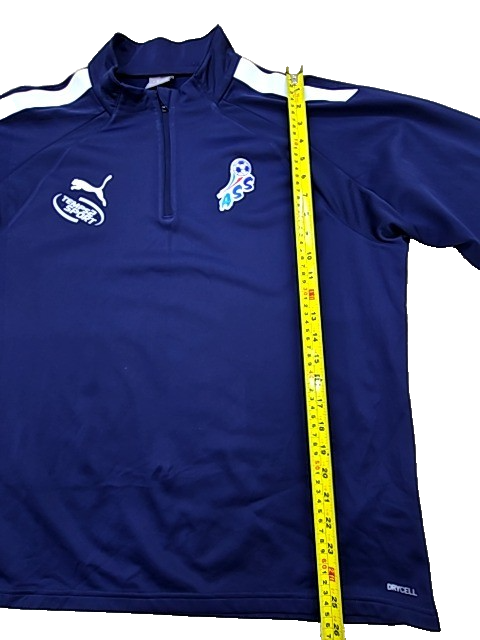 Puma Men's Navy Quarter-Zip Luminest Training Top XL