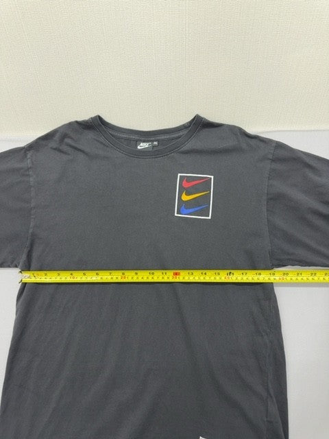 Nike Men's 3XL Black Cotton T-Shirt Short Sleeve Crewneck Japan
