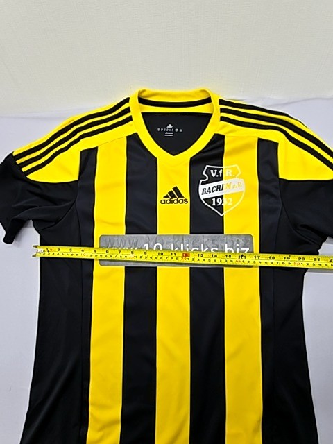 Adidas Men's VfB Stuttgart Black Yellow Soccer Jersey(#14) XL Climalite