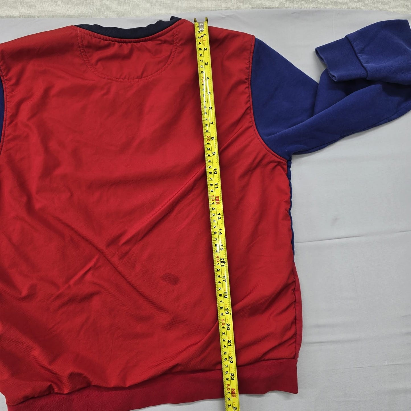 Lacoste Men's Multicolor Crewneck Fleece Sweatshirt Size M