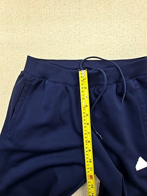 Adidas Men's Navy Striped Jogger Pants Size M Regular Fit