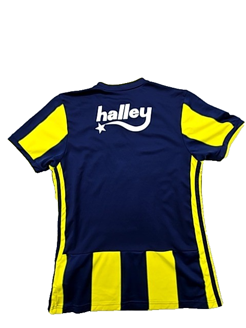 Adidas Men's Fenerbahce Yellow Navy Jersey M Climalite V-Neck