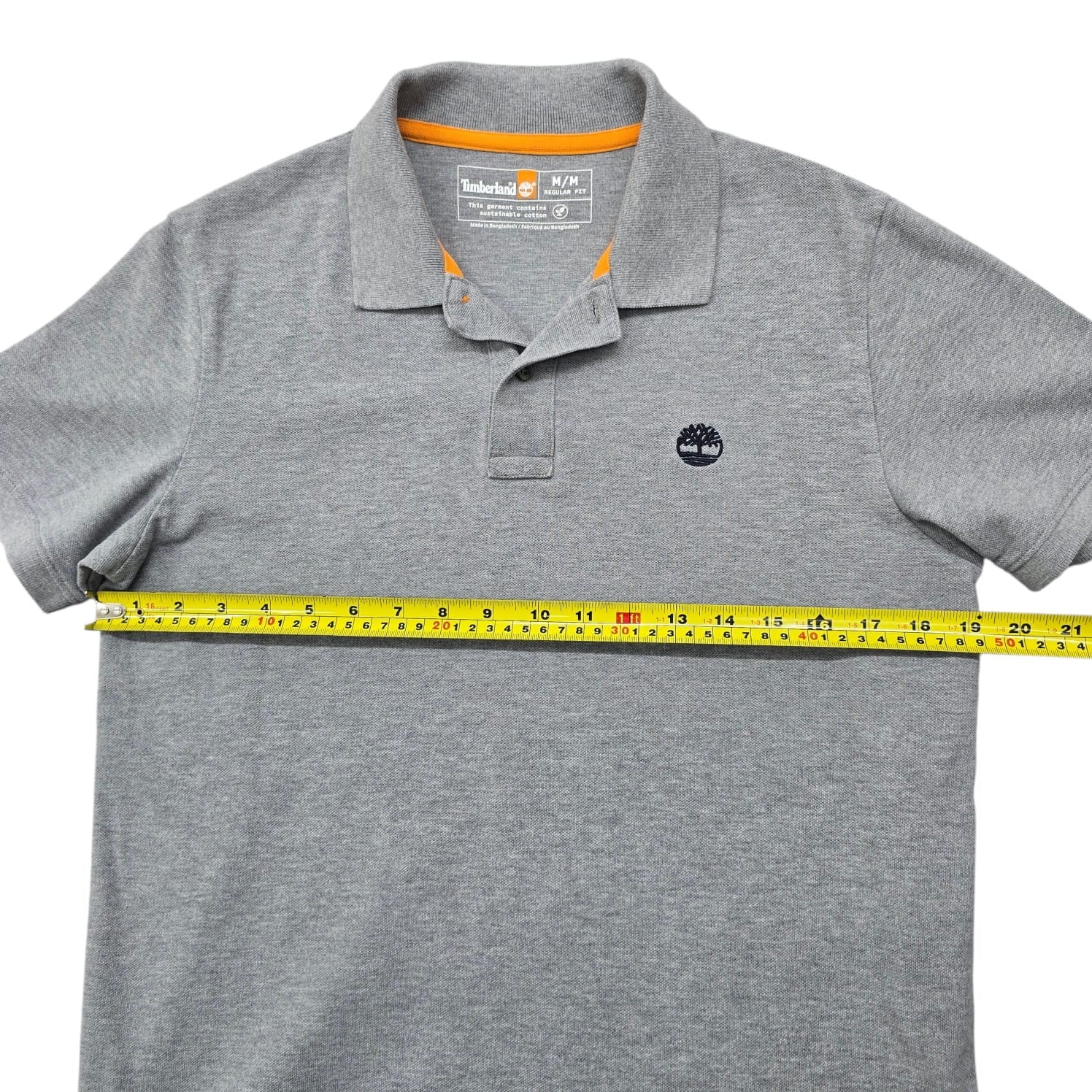 Timberland Men Gray Polo Shirt size M product image 7