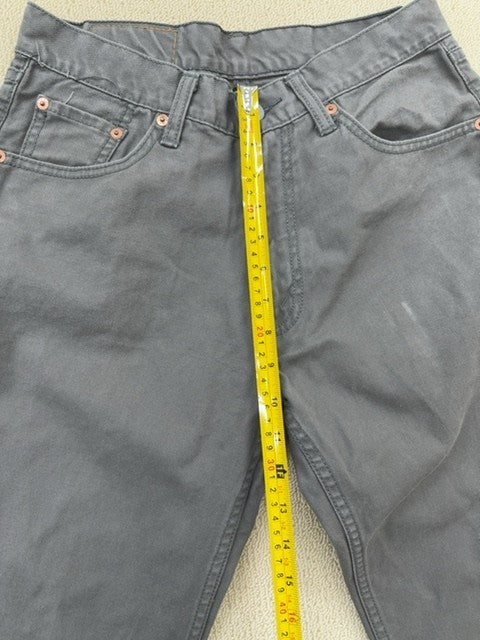 Vintage Levi's Men's Gray Selvedge Buckle Back Jeans 31x32