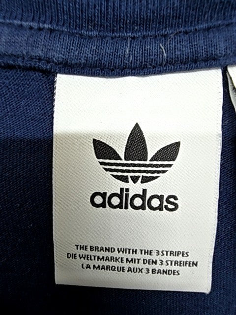Adidas Men's Navy 3-Stripes T-Shirt XXL Regular Fit