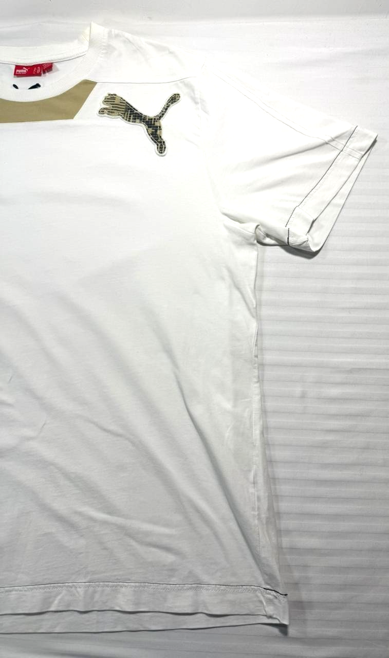 White Puma Men's Graphic T-Shirt - Size XXL