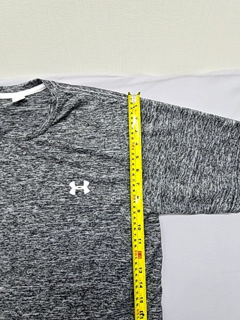 Under Armour Men's Grey Heather Cotton T-Shirt XL Short Sleeve Crewneck