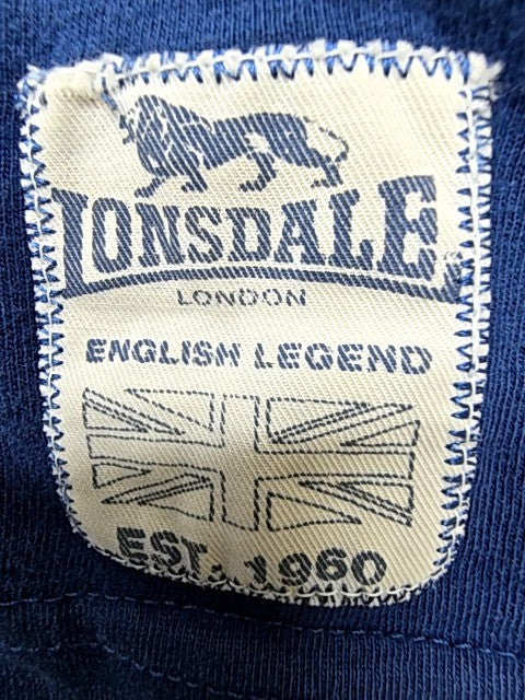 Lonsdale Men Blue Graphic Print T-Shirt Size XL Excellent Condition