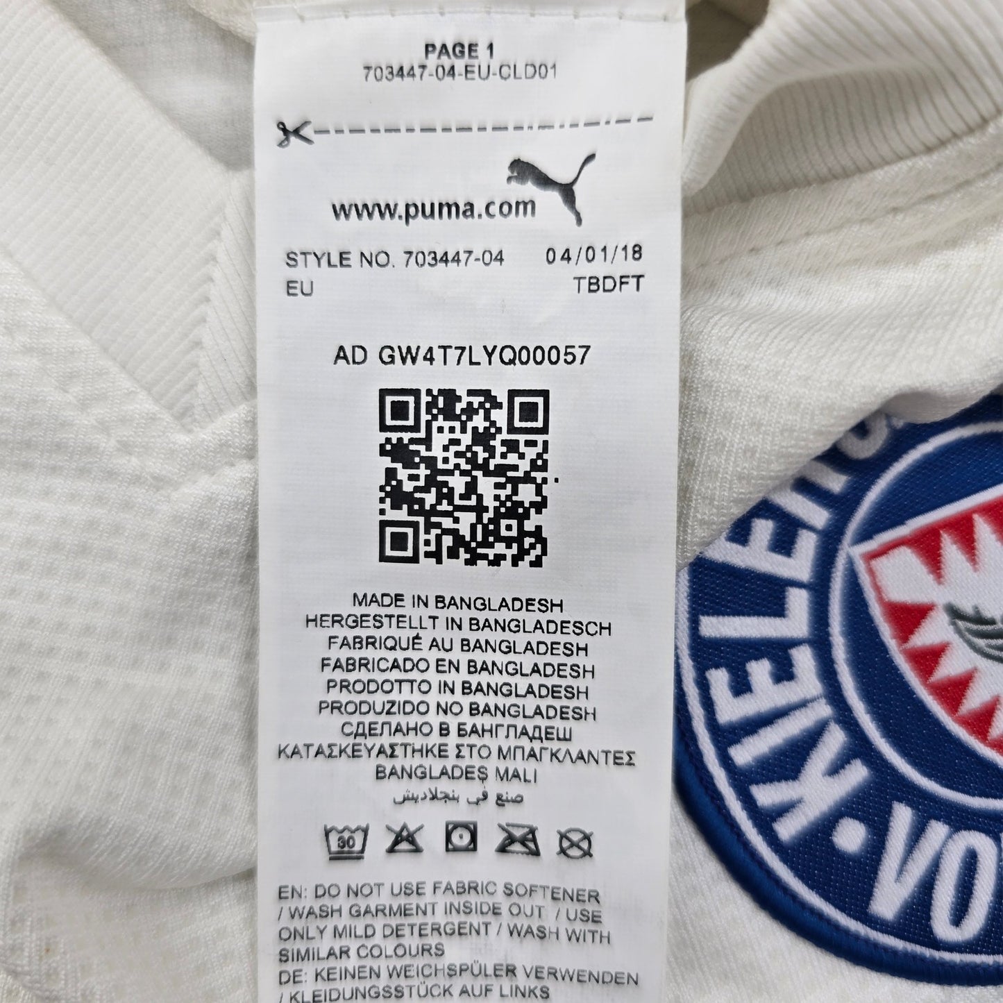Puma Men White Shirt size L product image 4