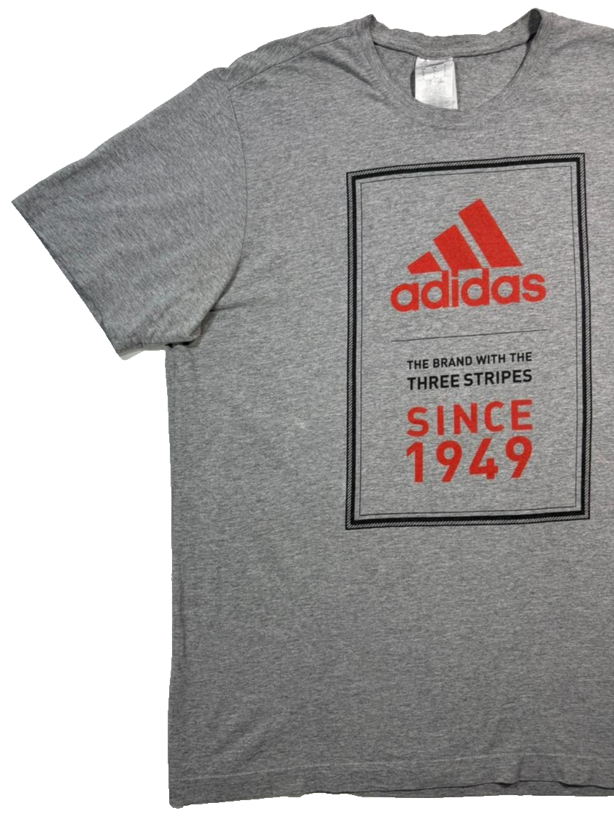 Adidas The Go To Tee Men's T-Shirt In Grey - Size L