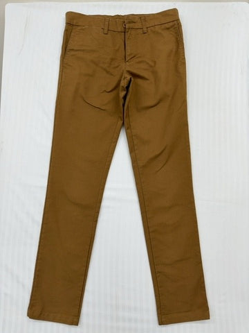 Carhartt Men's Brown Relaxed Straight Work Pants 29x32