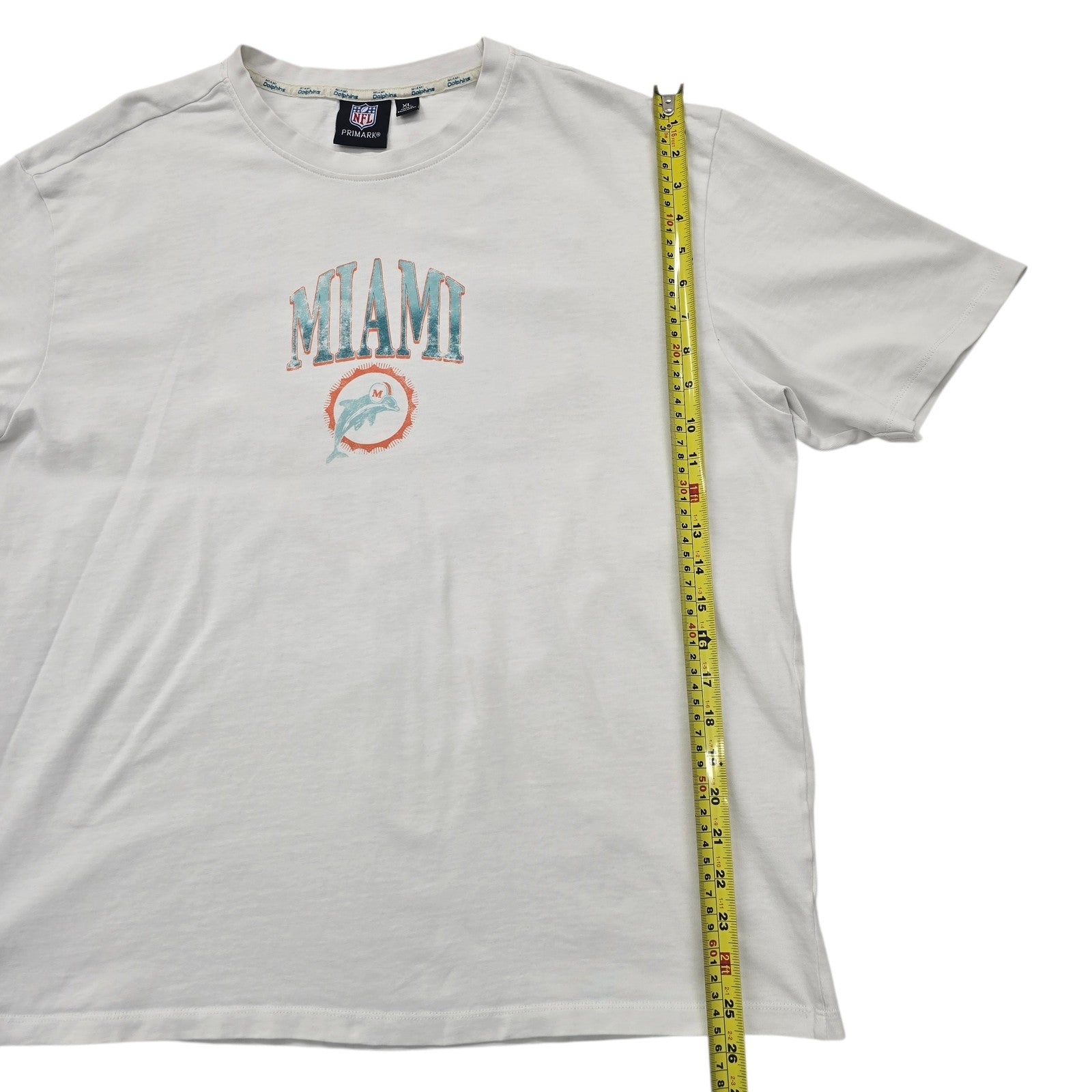 Dolphins Men White T-Shirt size XL product image 8