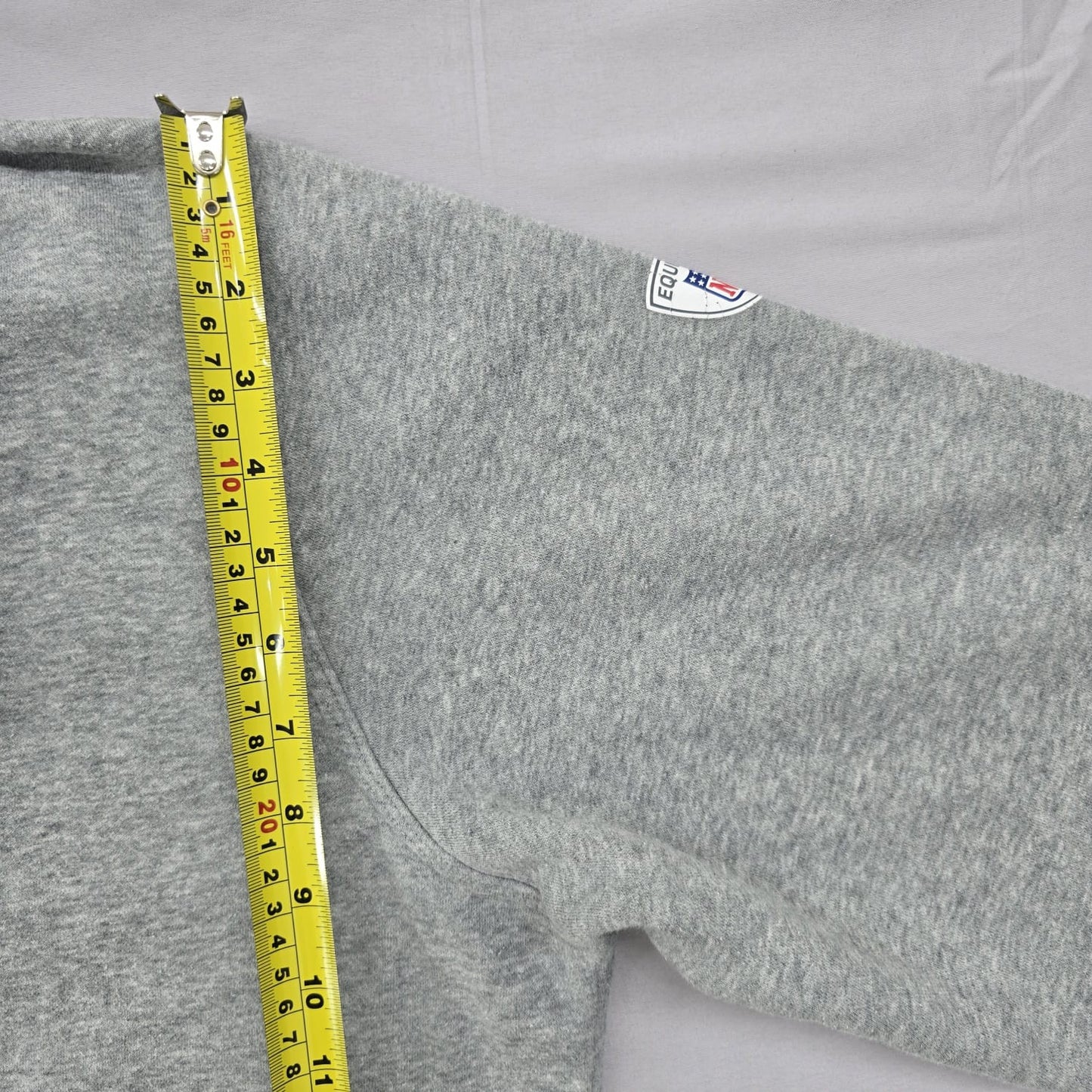 Nike Men's Patriots Heather Gray Pullover Hoodie 2XL NFL Training