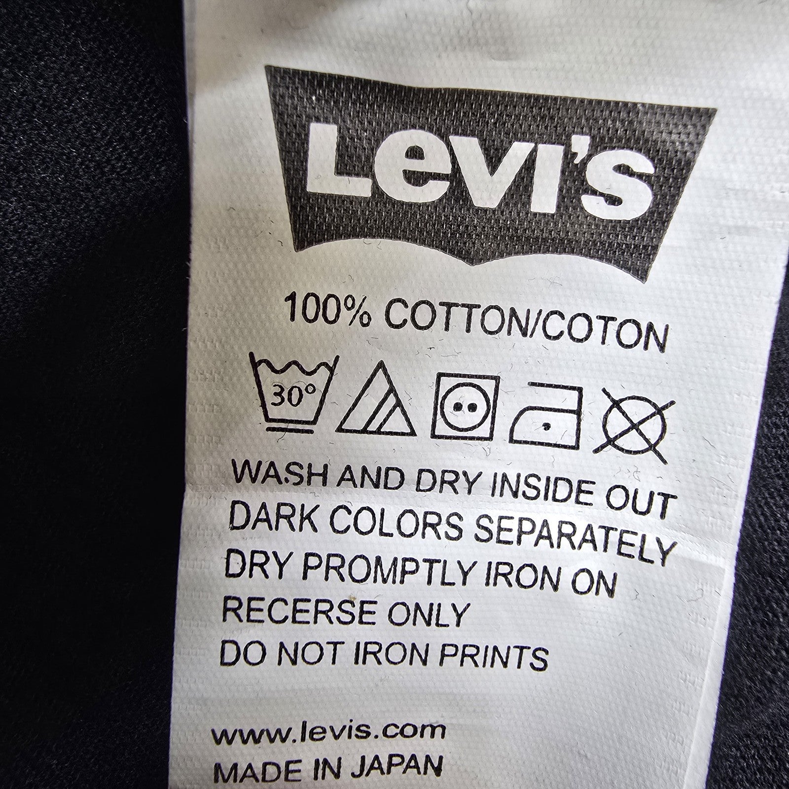Levi's Men Black T-Shirt size XXL product image 4
