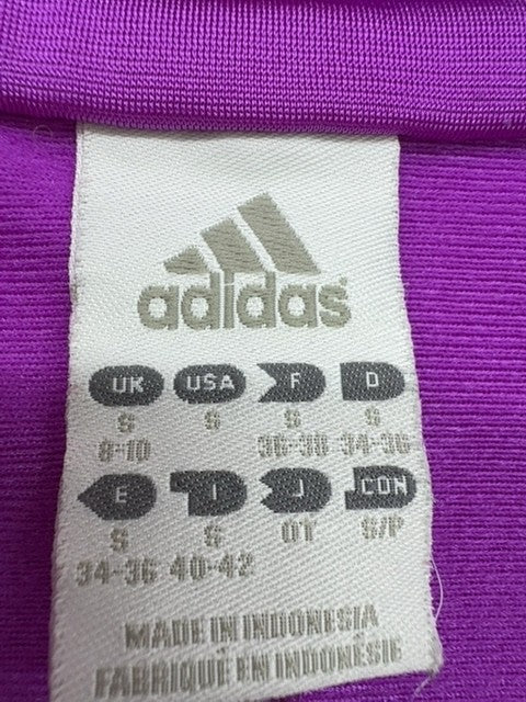 Adidas Women's Purple Track Jacket Size D Originals 3-Stripes