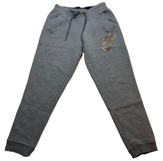 Nike Unisex Gray Track Pants – Size M – Ref 6BED6