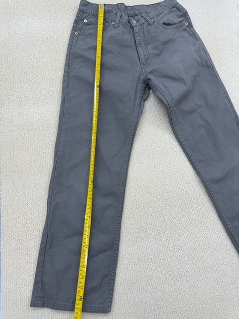 Vintage Levi's Men's Gray Selvedge Buckle Back Jeans 31x32