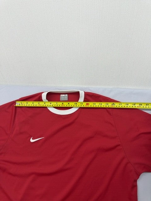 Nike Red XL Men's Short Sleeve Soccer Jersey GB45147 Thailand