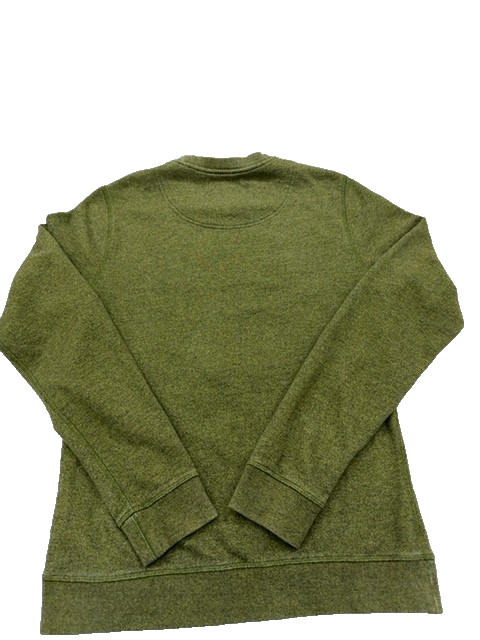 Kenzo Green Crewneck Sweatshirt S Embroidered Tiger Logo Cotton