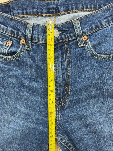 Levi's 502 Taper Fit Men's Blue Jeans 30x30 Zip Fly