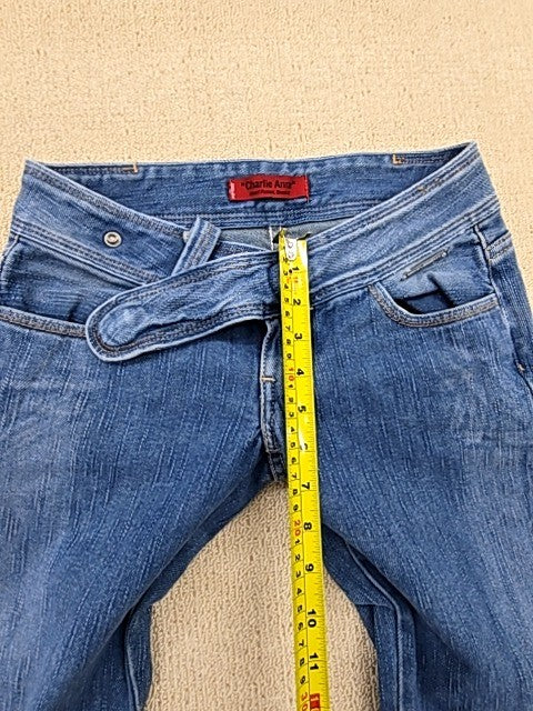 Levi's Women's Heart Pocket Medium Blue Straight Jeans 25x32