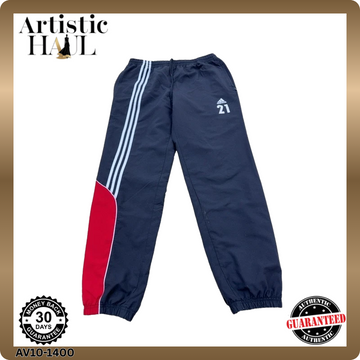 Adidas Tiro 21 Men's Black/Red/White Tapered Track Pants Moisture Wicking
