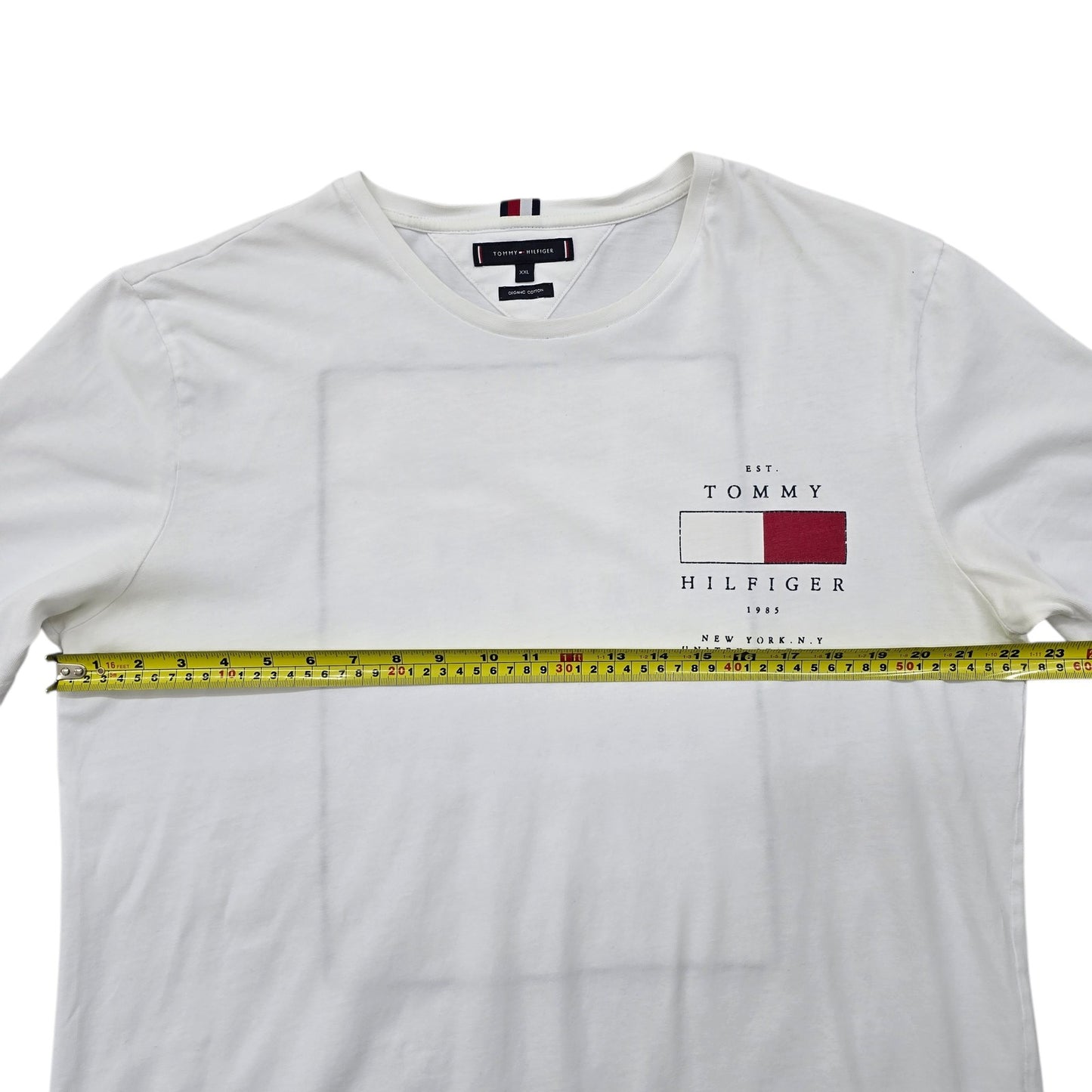 Tommy Hilfiger Men White T-Shirt size XXL product image 7