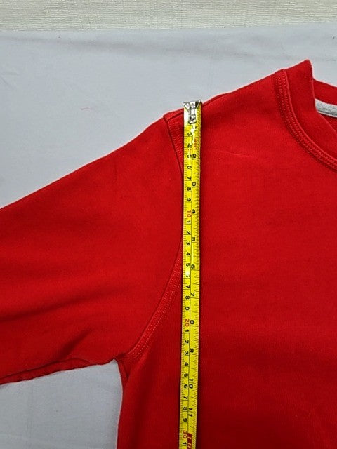 Nike Men's Red Crew Neck Fleece Sweatshirt Size S Club
