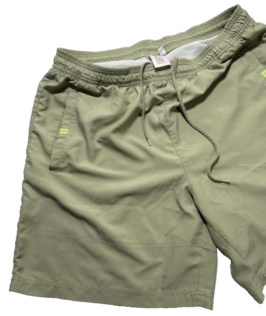 Adidas Men's Training Shorts In A Light Olive Green Color - Size L
