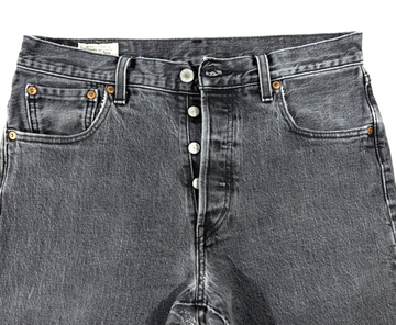 Levi's Jeans Men's 30X32 Gray 501 93 Premium Button Fly Straight Leg Classic Denim