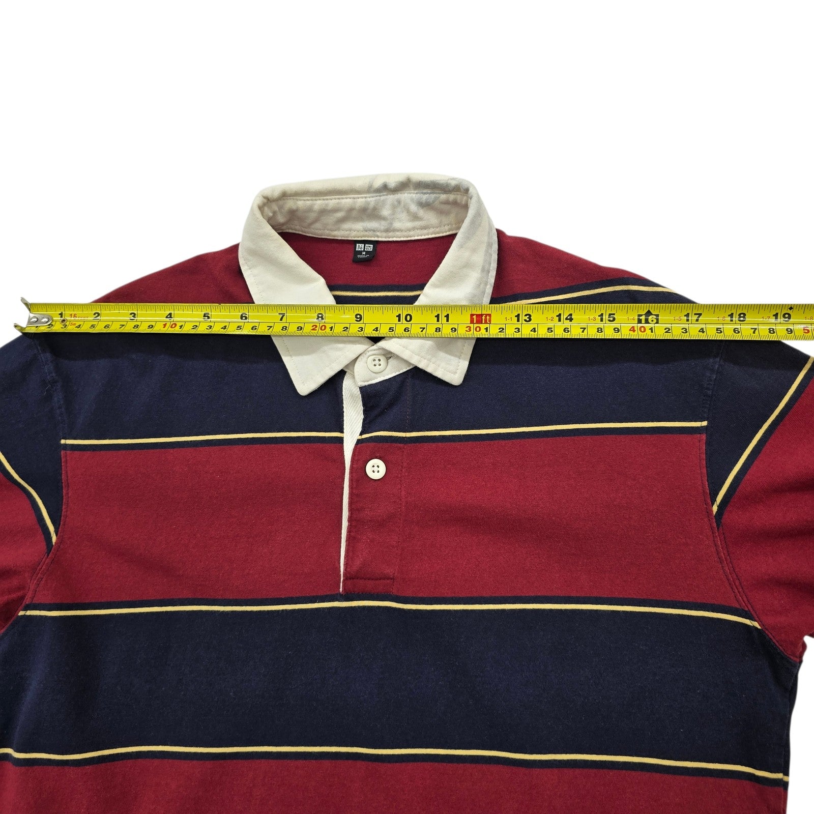 Uniqlo Men Navy Polo Shirt size M product image 5