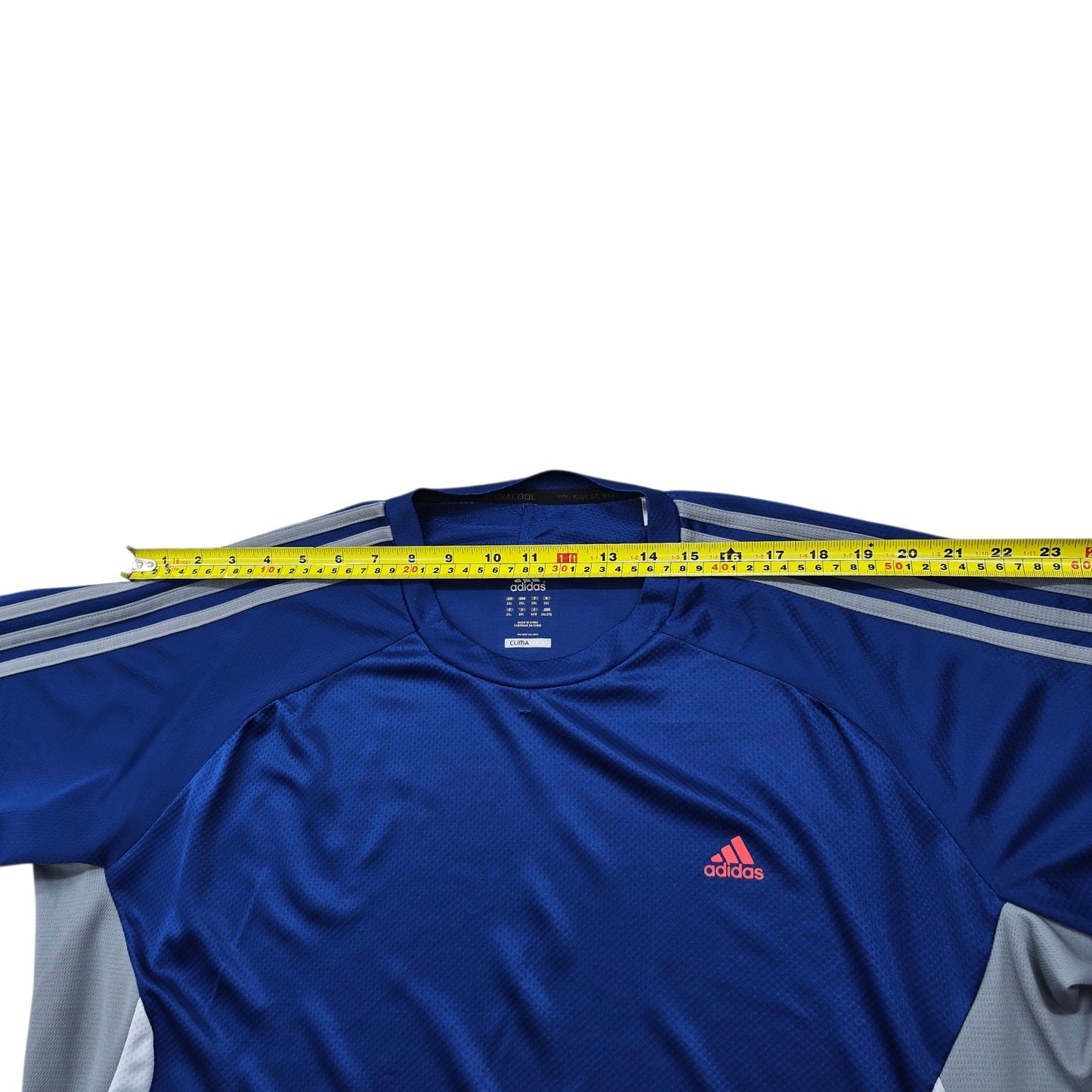 Adidas Men's Blue Climacool Jersey 2XL Athletic Mesh