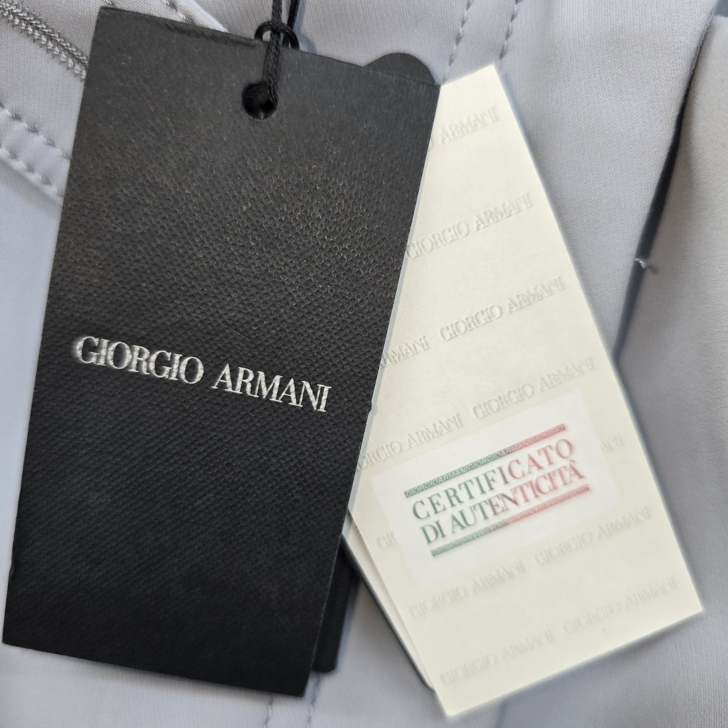Giorgio Armani Men's Light Blue Wide Leg Pants Size 48