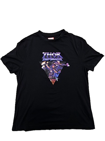 Marvel Thor Love & Thunder Black XXL Men's Graphic Tee Short Sleeve