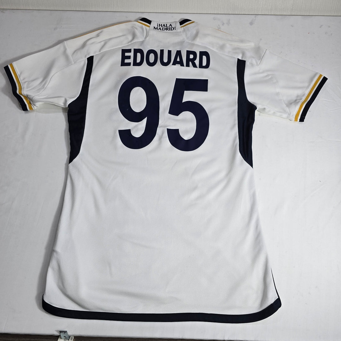 Adidas Real Madrid Jersey Men’s Small White Edouard 95 Fly Better