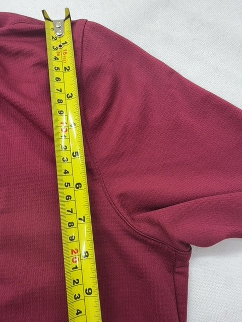 Nike Dri-FIT Wolfpack Maroon Polo Shirt L Short Sleeve