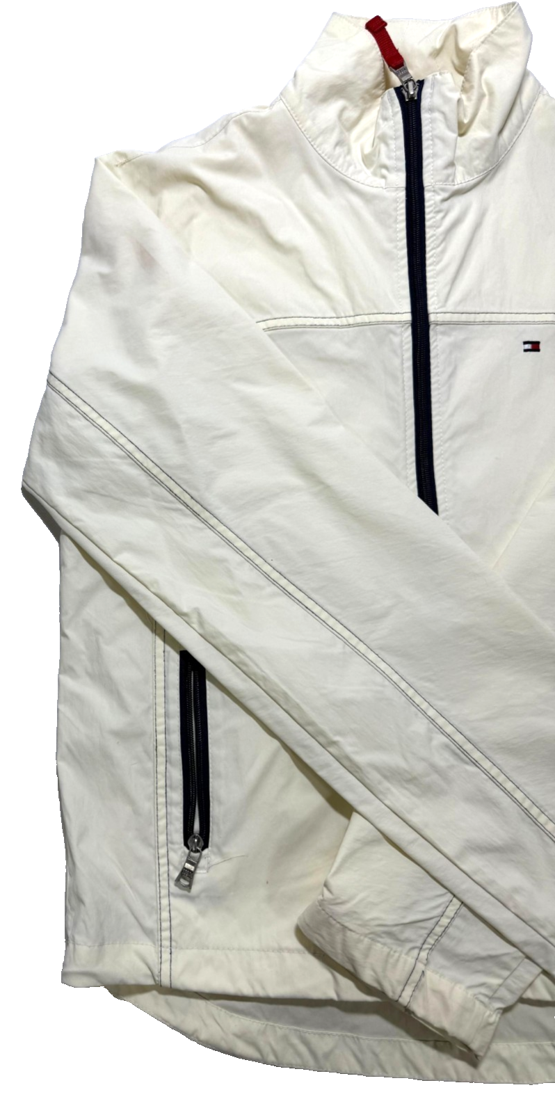 Tommy Hilfiger Men's Lightweight Active Water Resistant Hooded Rain Jacket - S