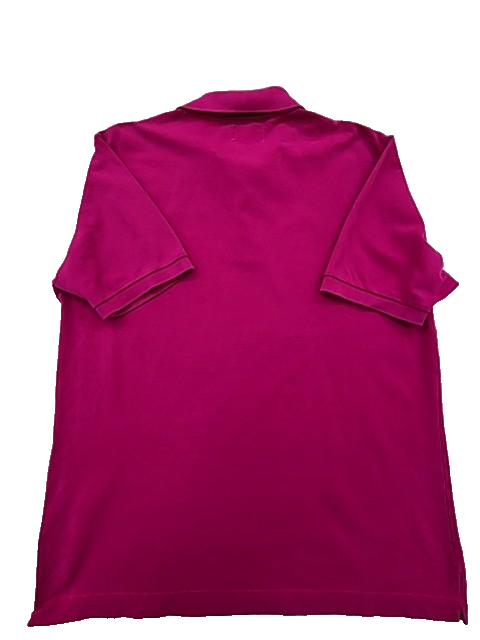 Kappa Robe Di Kappa Magenta Polo L Men's Cotton Pique Short Sleeve