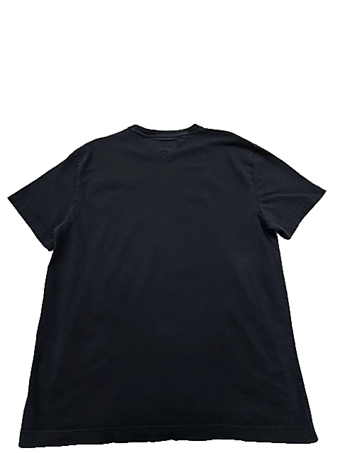 Tommy Jeans Men's Black Slim Fit T-Shirt XL Logo Crewneck DM0DM09586