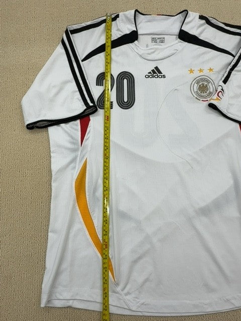 Adidas Football Shirt XL White Climacool Short Sleeve Crewneck 2006