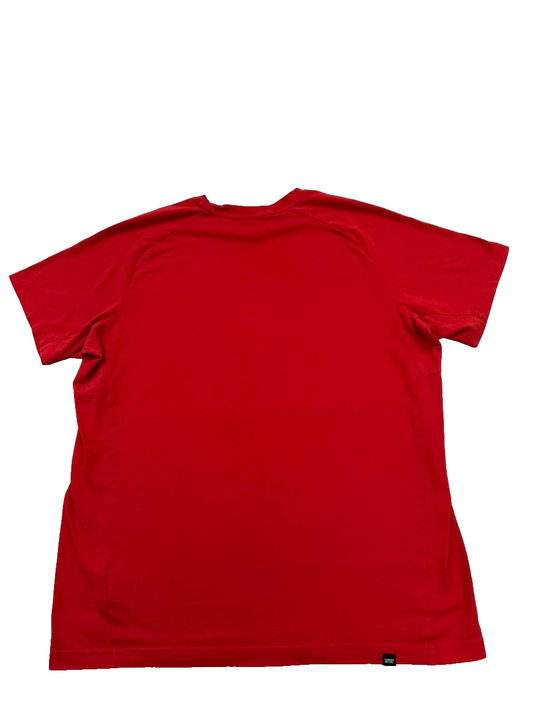 Puma Men's Red T-Shirt – Size XL, Short Sleeve, Crew Neck – Ref CF99A