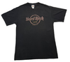 Hard Rock Cafe Men's Black T-Shirt – Size M, Cotton