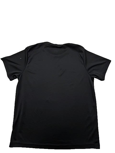 Puma Men's Black L Regular Fit Cotton Crew Neck T-Shirt Logo